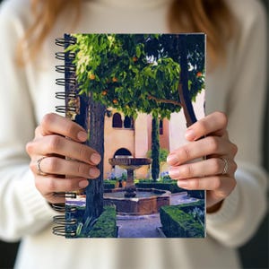 Spain Spiral Notebook, Southern Spain Travel Journal, Andalusia Notepad, Gift for Travelers