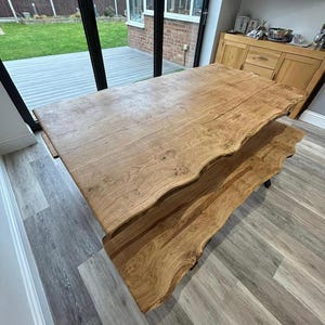 Make your own unique Live Edge English Wooden Rustic Bespoke Table