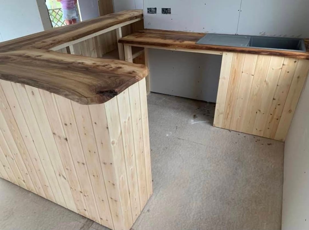 Choose Your Own Unique Live Edge English Wooden Garden Outdoor