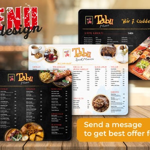 Custom Food Menu Design, Graphic Design, Wedding Menu, Menu Design, Restaurant Menu, Food Menu, Bar Menu, Cafe Menu image 2