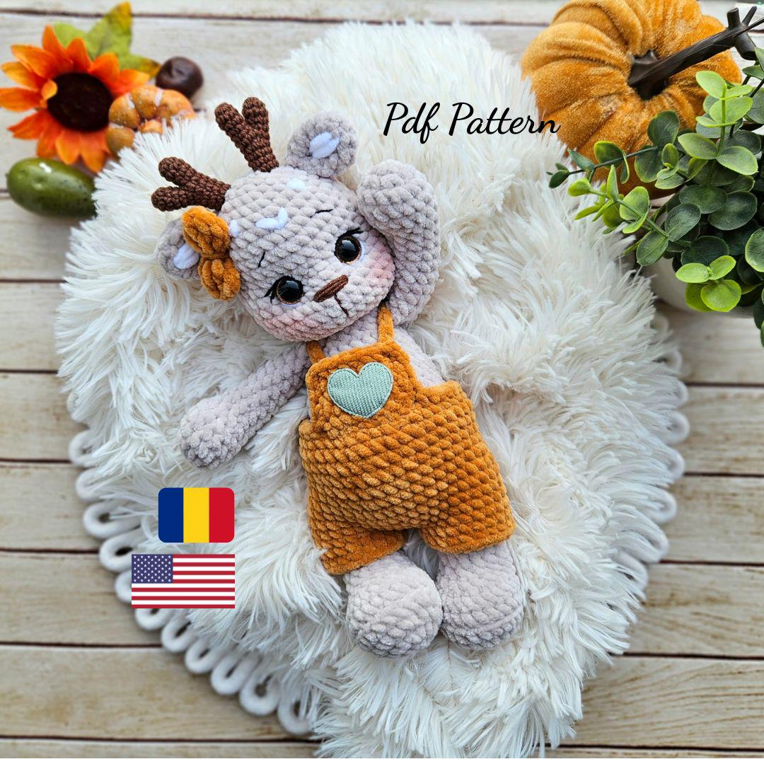 30 Deer Crochet Patterns for Woodland, Holiday, and Amigurumi Projects 12 Visuca the Little Deer