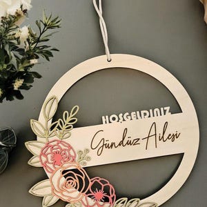 Door sign, entrance door, door, family sign, sign, entrance area, family, house, front door sign,