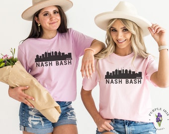 Nash Bash | Nashville Skyline | Bachelorette Bridal Party T-Shirts