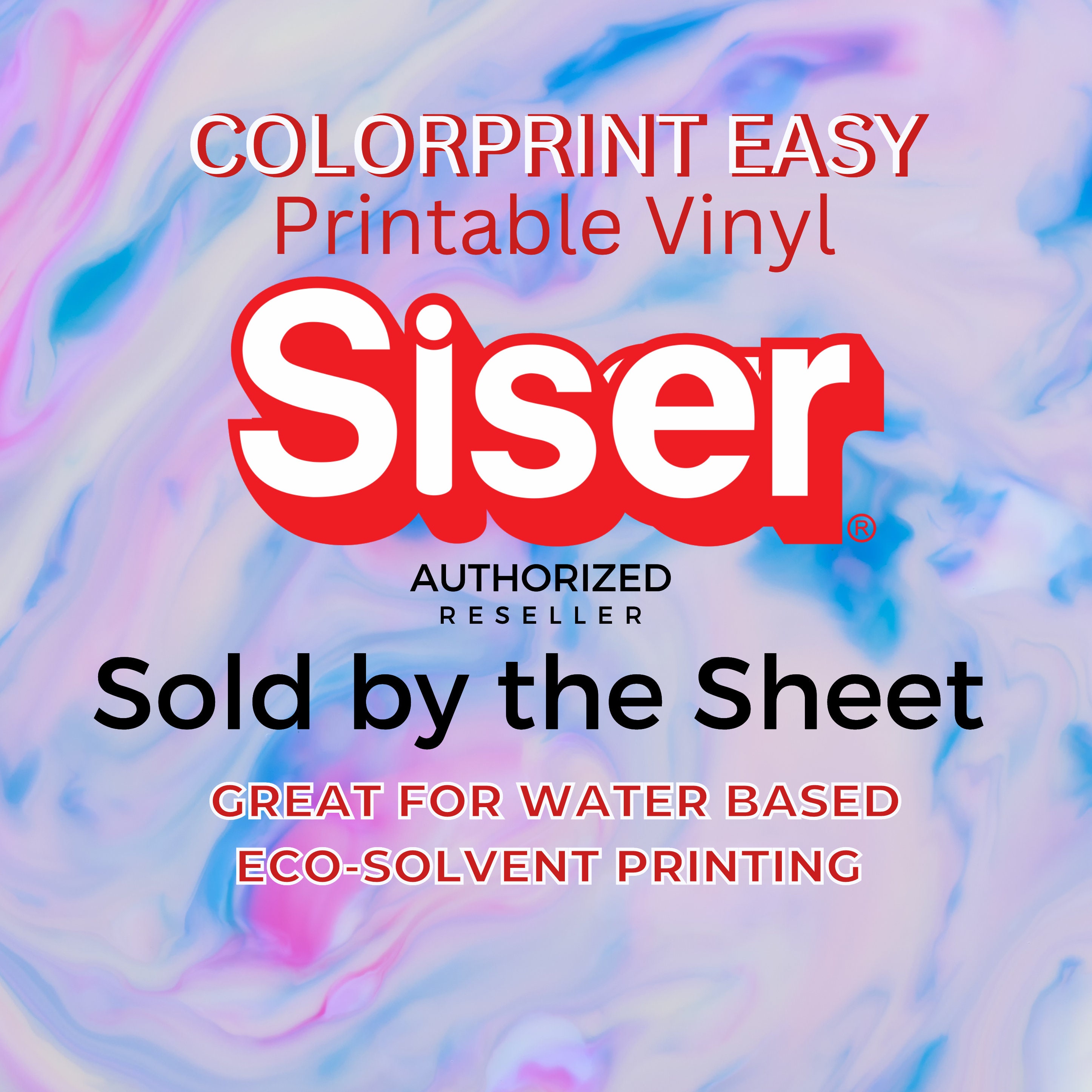Siser Colorprint Easy 11 X 14 Printable Vinyl Sheets - Etsy