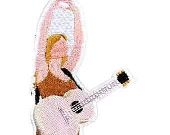 Taylor With Heart Iron-On Patch
