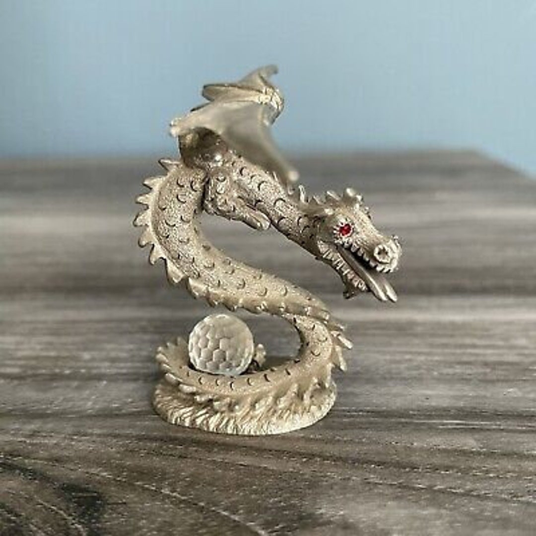 Vintage Spoontiques Pewter Figurines Dragon Etsy