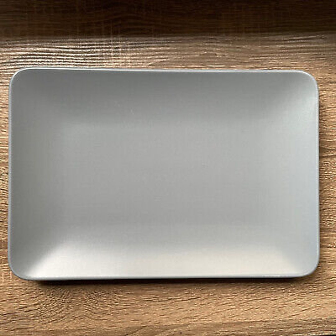 Rectangular Dinner Plate IKEA Dinera Gray Pattern 11 3/4 Etsy