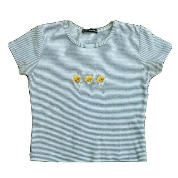 Brandy Melville Stripes Flower 