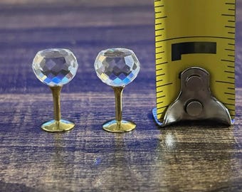 Swarovski Crystal Figurine Memories Wine Glass 173924 - Etsy