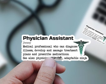 Gift for Physician Assistant, physician associate sticker, future physician assistant, future PA gift, medical graduation gift for student