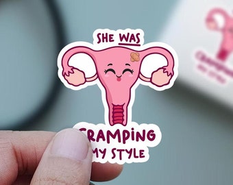 Hysterectomy gift set, cute uterus stickers for nurse gift, funny gynecologist sticker for obstetrician, healthcare gift for gynecology