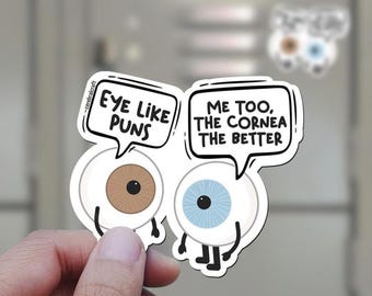 Funny optometry eye doctor magnet, cute optometrist gift for optometry tech, opthalmic tech gift, funny eye doctor magnet, optomery gift