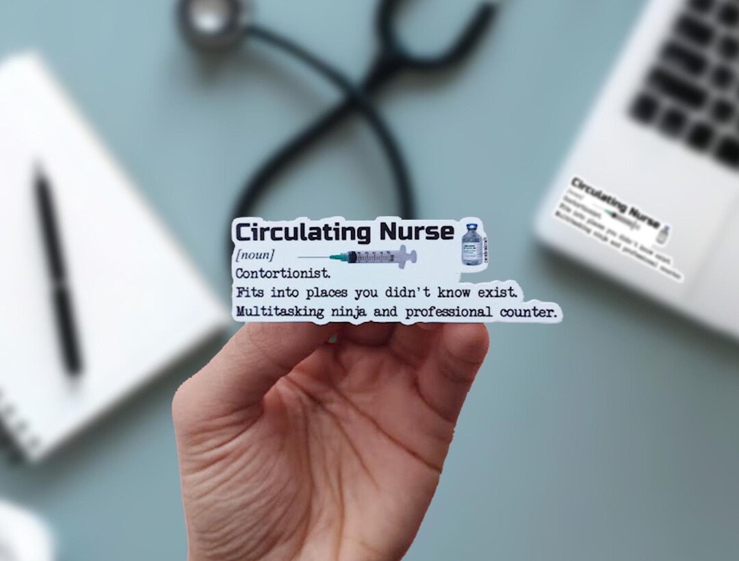 Funny Nurse Magnet for Locker, Circulating Nurse Gift for Nurse Week ...