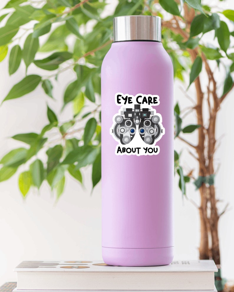 Sticker Optometry Optometry Eye Doctor Sticker Set of Two, Cute Optometrist Tech Gift for ...