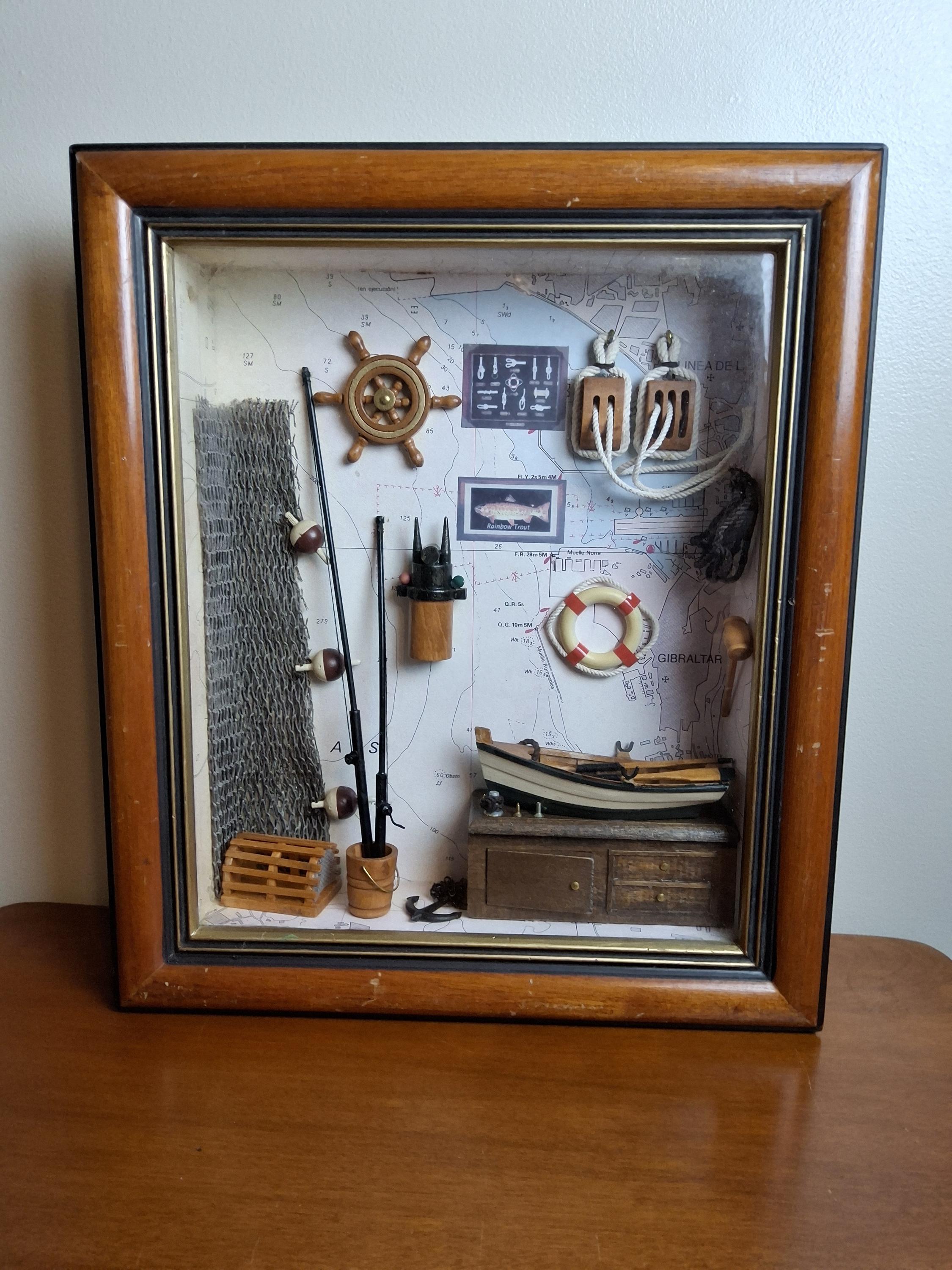 Fisherman Shadow Box - Etsy