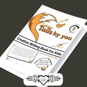 Letter Tails By You, um livro de exercícios de escrita criativa para o ensino fundamental