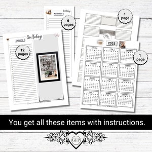 Calendar Bundle Quiet Moments With Birthday Calendar