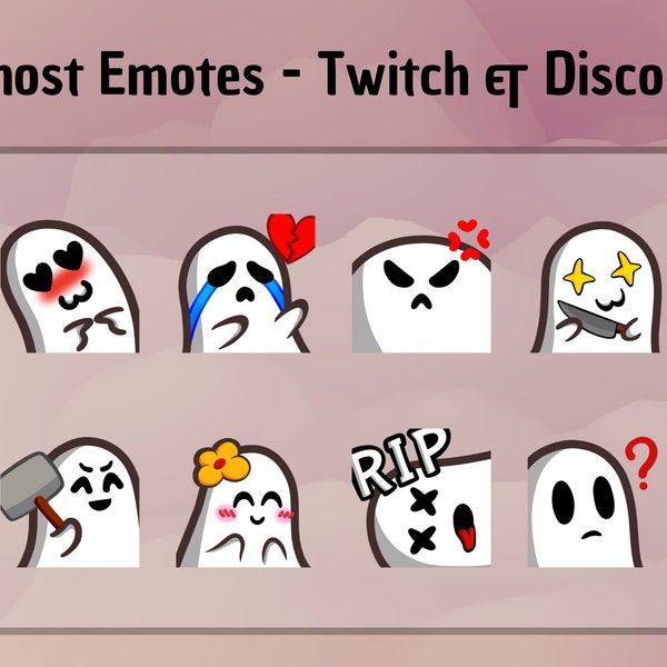 Ghost Discord Emoji - Etsy