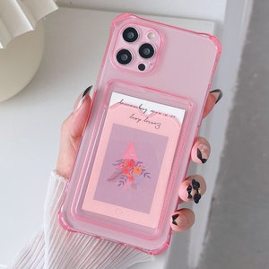 Cute iPhone Case With Card Slot Card Holder Wallet Shock - Etsy