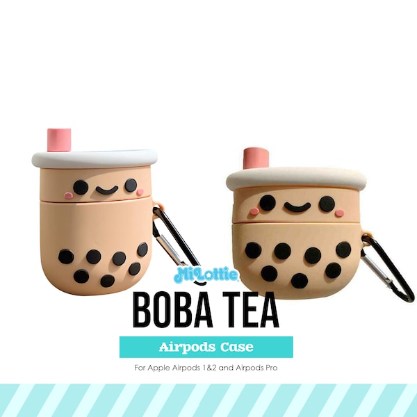 Kawaii Boba Milk tea, Aipods 1/2, AirPods Pro, or AirPods 3 Cases