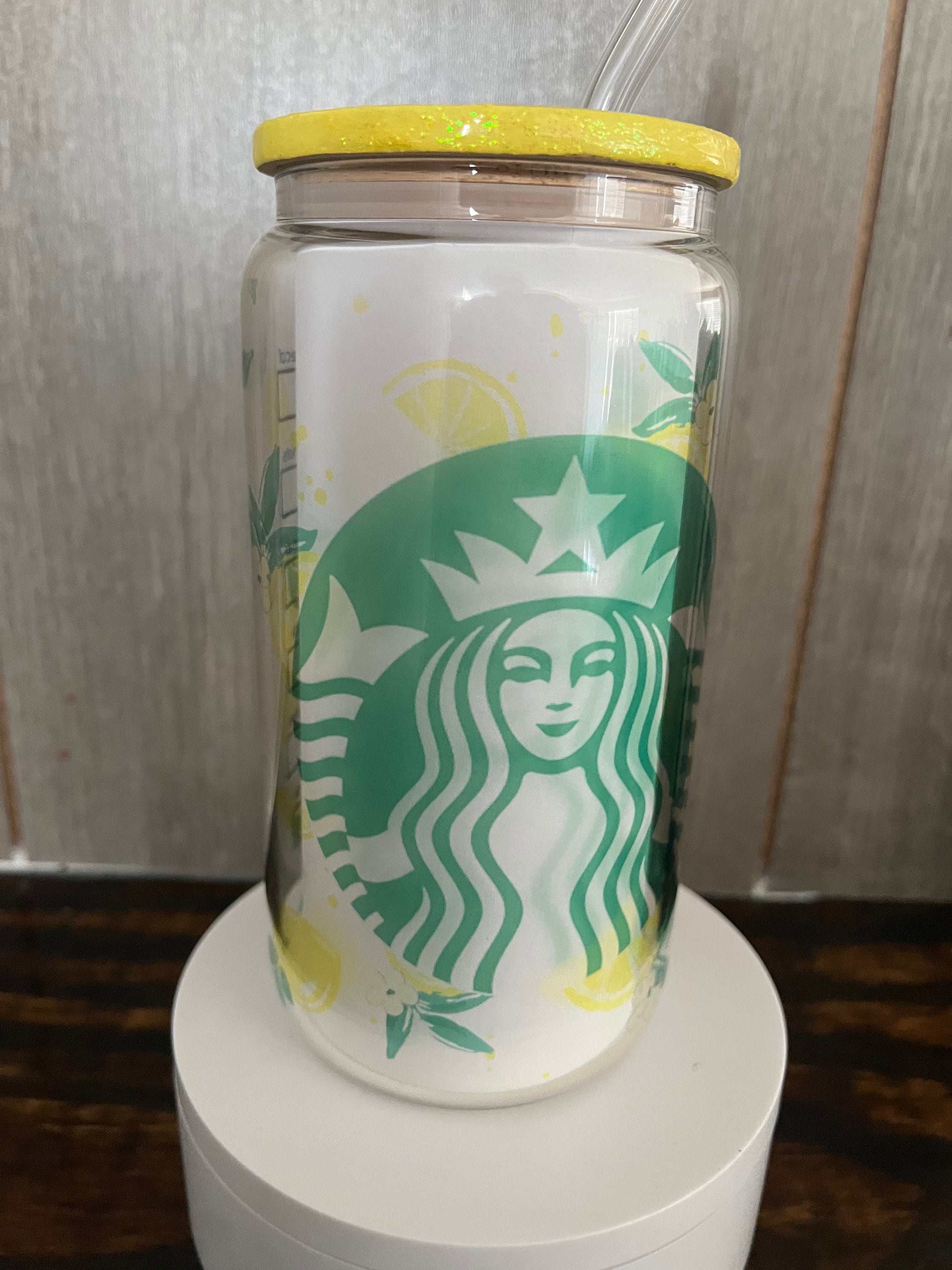 Recycled Glass Cold Cup Tumbler Lime Green 473ml - Japanese Starbucks