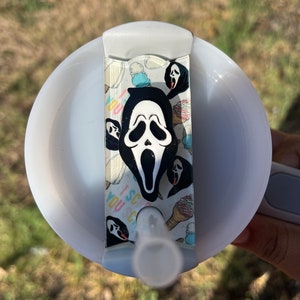 40 Oz Tumbler Cup Name Plate, Halloween Cup Tags, Ghost Tumbler Plates,  Tumbler Accessories, Name Tags, Ghost Topper, Tumbler Tags 