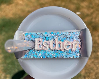 Tumbler name tag, name tag, tumbler tag, personalized Tumblr tag, cup tag, name plate, Stanley topper,