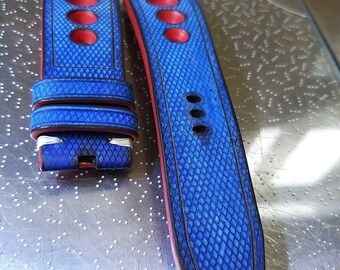 Correa Blu ly hecha a mano, compatible con relojes U Boat y Panerai.