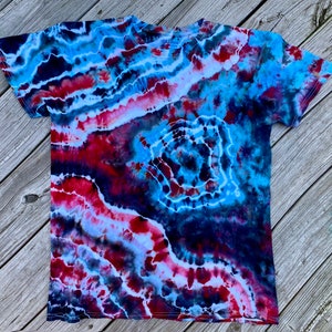 Geode Tie Dye Shirt for Men, Tye dye shirt, Psychedelic T Shirt, Multi color iced dye, Festival Wear Tee, Unique gift for Friend, festival