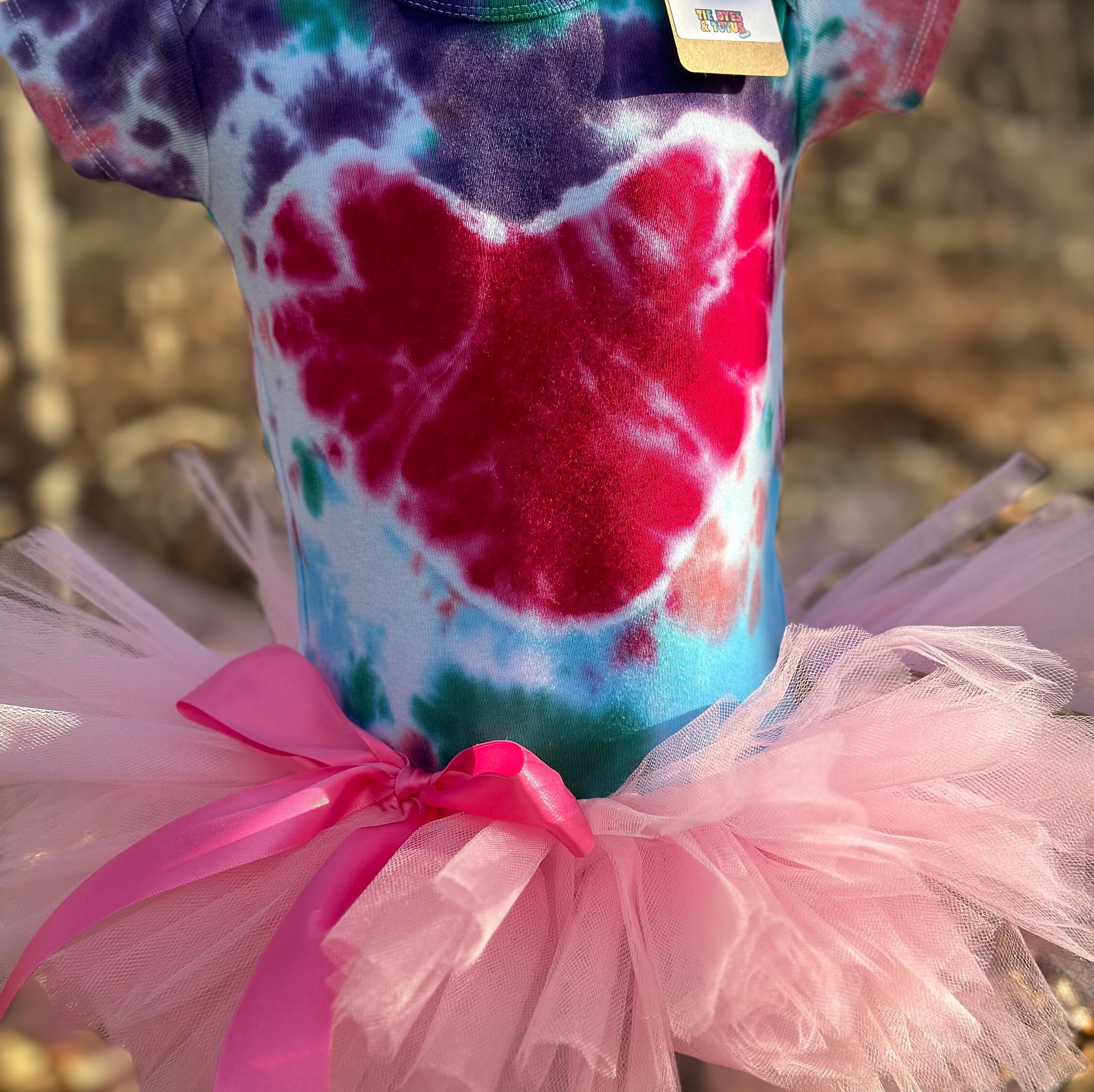 Tie dye 2025 baby skirt