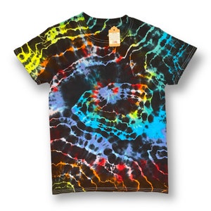 Tie Dye Shirt for Youth, Toddler, Tye dye shirt, Psychedelic T Shirt, Multi color iced dye, Festival Wear Tee, Unique gift for Friend, Geode