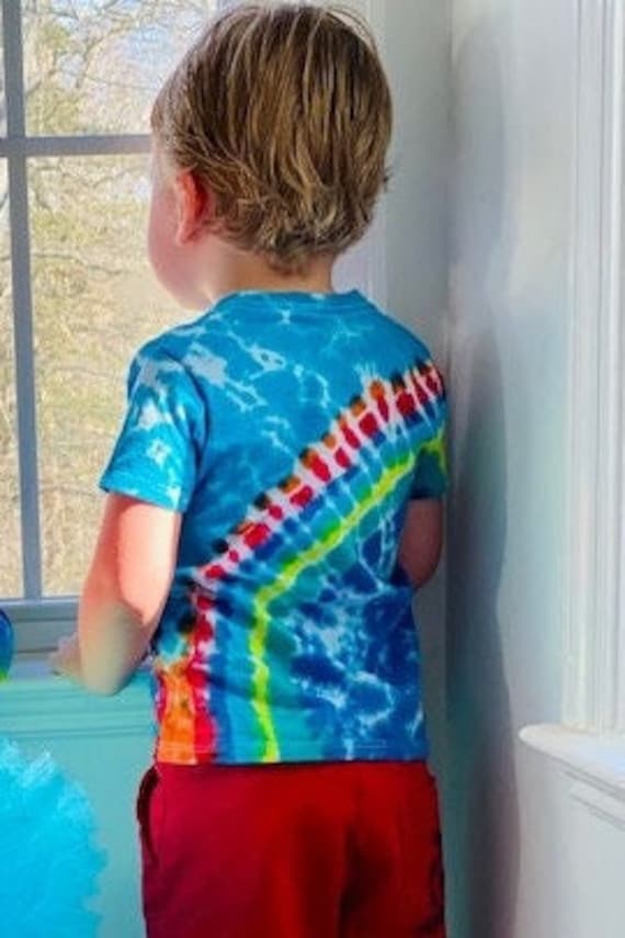 Camisa Tie Dye para ninos camiseta Tie Dye para ninos hippie joven camisa Tie Dye para ninos ropa de festival ropa colorida para ninos vale la pena esperar Etsy Espana