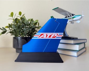 ATP Tail Flash Graduation Gift, Present for Pilot, Aviation Flight School Airplane, Airplane Award, Tail Flash Model