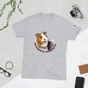 Guinness Piggness Short-Sleeve Unisex T-Shirt - Gift for Beer lover, dad jokes, Oktoberfest, clever cavies
