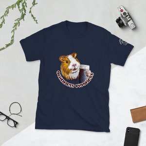 Guinness Piggness Short-Sleeve Unisex T-Shirt - Gift for Beer lover, dad jokes, Oktoberfest, clever cavies