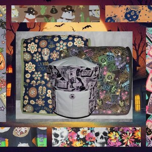 Halloween Cat Tarot Cupcake Ghost Covers for Kitchenaid Mixers in sizes 5-7 QT Lift Bowls & 3-5 QT Tilt Heads and 6-8 QT Instant Pot