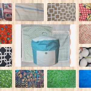 Colorful Designs Golf Prints Inspired Dust Covers for Kitchenaid Mixer in sizes 5-7 QT Lift Bowls & 3-5 QT Tilt Heads and 6-8 QT Instant Pot