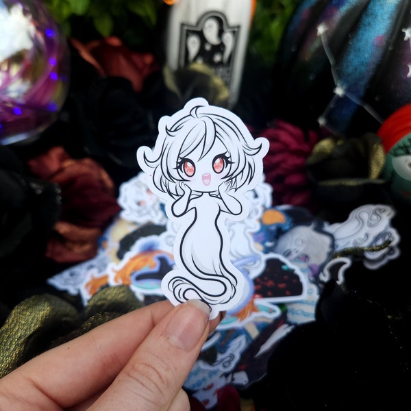 Chibi Ghost Sticker