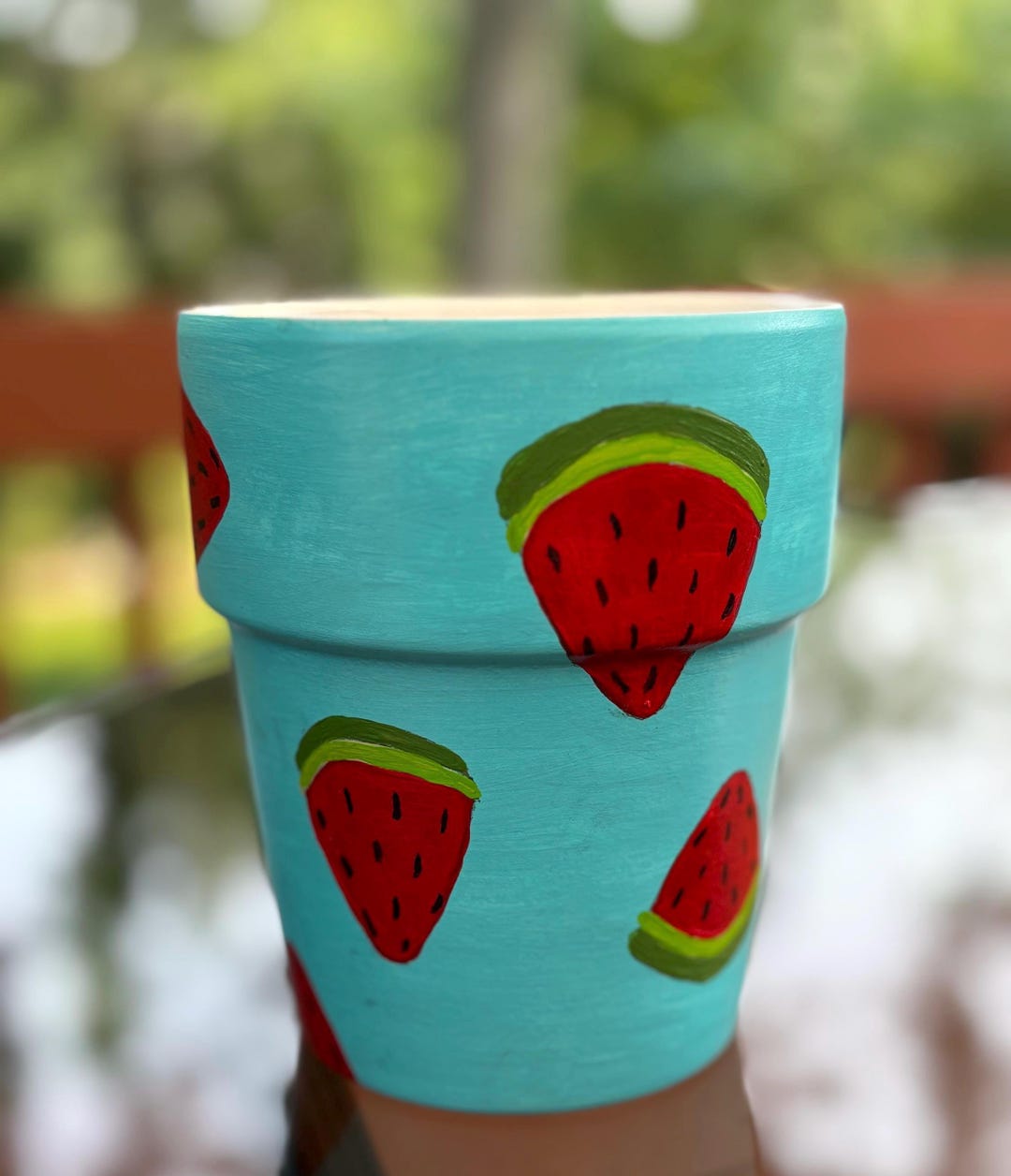 Terra Kantha Top Watermelon
