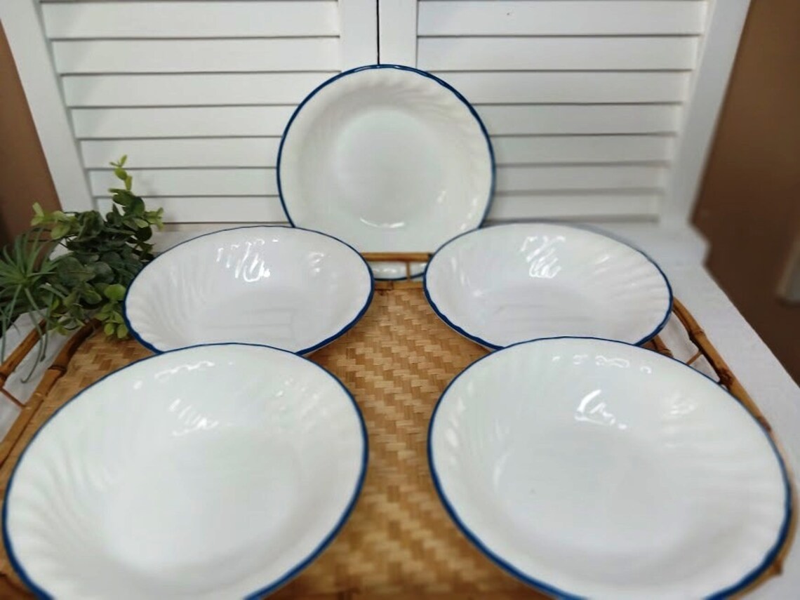 Beautiful Corelle Blue Velvet Roses Dinnerware Sold Separately Etsy