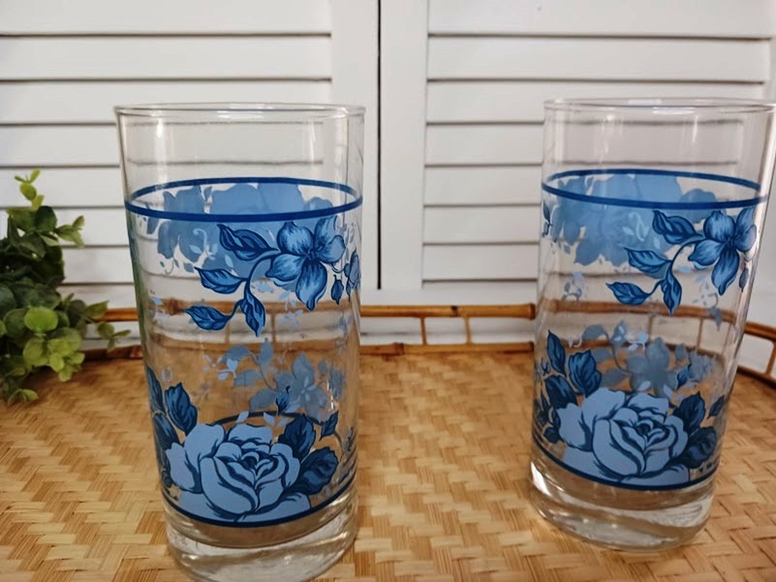 Beautiful Corelle Blue Velvet Roses Dinnerware Sold Separately Etsy