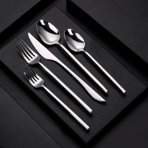 Modern Silverware Etsy