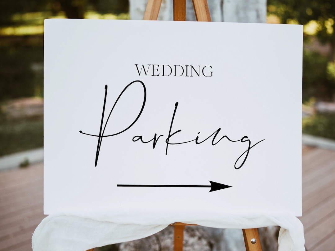 SERENE Parking Direction Sign, Driving Direction Signs Template ...