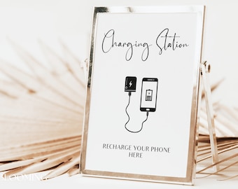Charging Station Sign, Charging Bar Sign, Party Charging, Wedding Charging, Phone Charging, Power Bar Sign, wedding signs