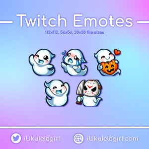 Emotki Halloween Ghost [Twitch/Discord]