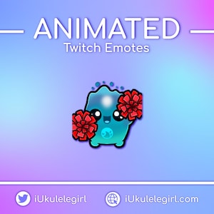 GEANIMEERDE watersprite-emote [Twitch/Discord]