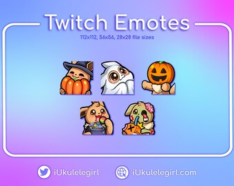 Eevee Halloween Emotes [Twitch/Discord]