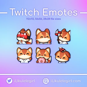 Overwatch 2 Kiriko&#39;s Fox Plush Emotes [Twitch/Discord]
