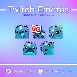 Watersprite-emoties [Twitch/Discord]
