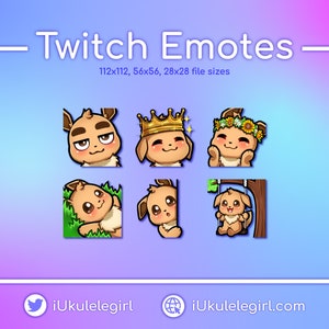Eevee Emotes [Twitch/Discord]